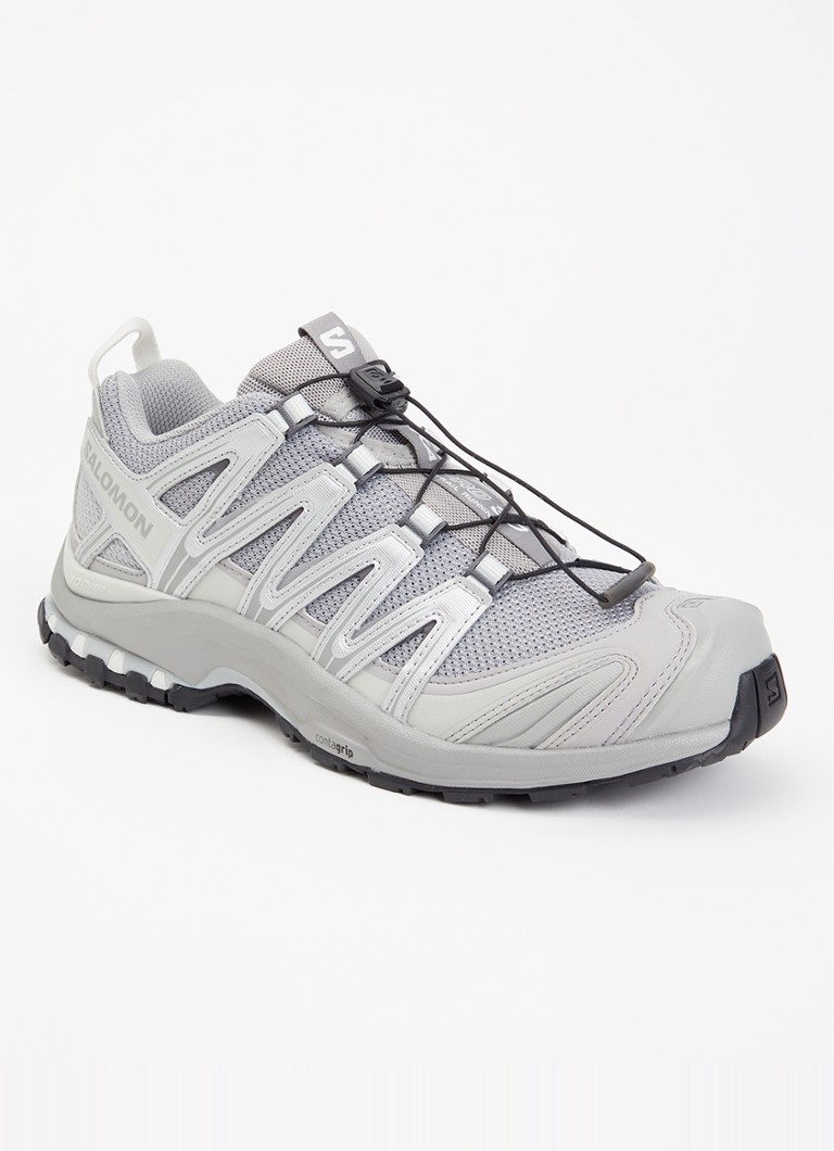 Salomon Dames XA Pro 3D sneaker met details van mesh in de kleur Grijs, maat: 36