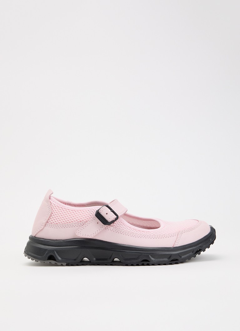 Salomon Dames RX Marie-Jeanne sneaker van mesh met leren details in de kleur Lichtroze, maat: 36