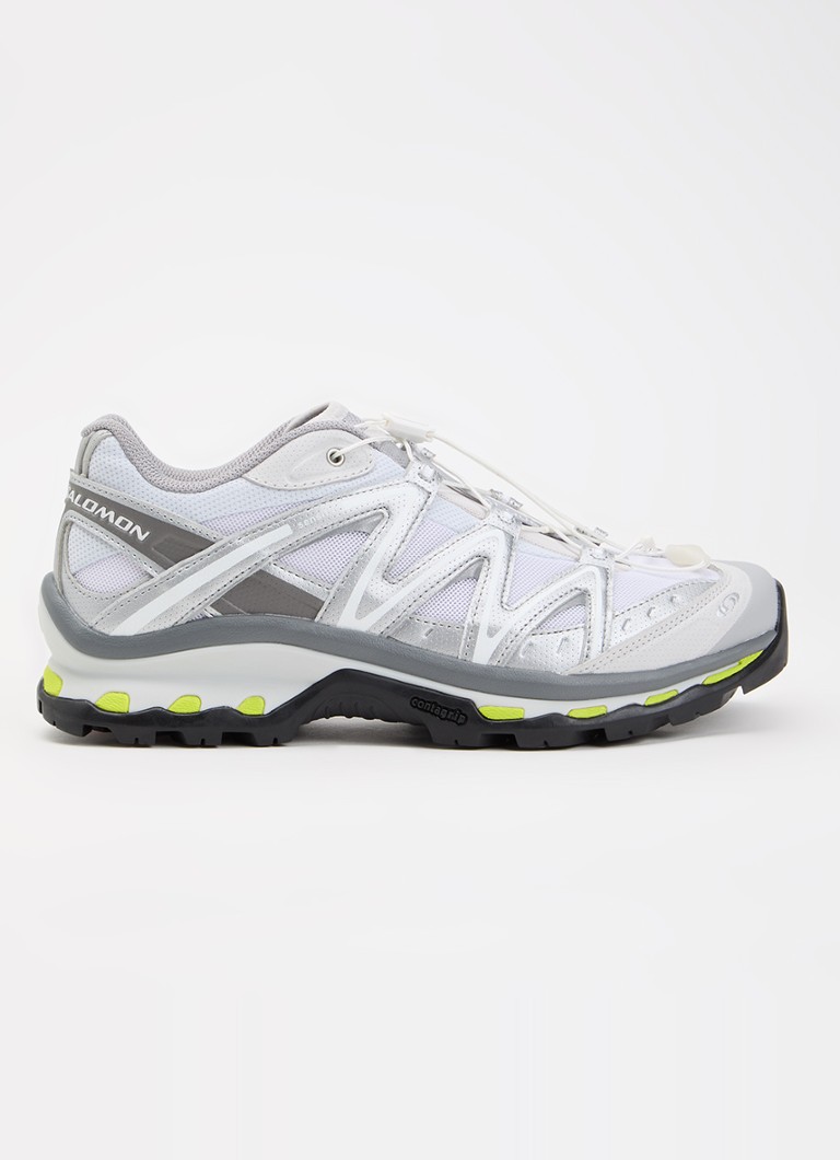 Salomon Dames XT-Quest sneaker van mesh met logo in de kleur Lichtgrijs, maat: 37 1/3