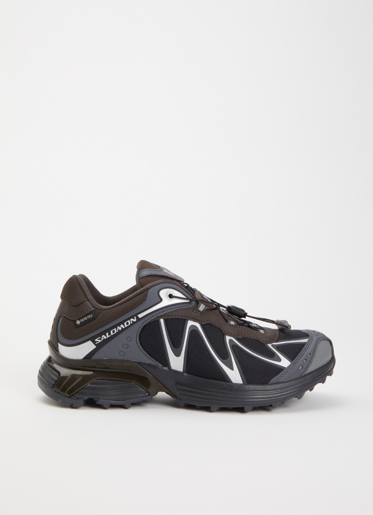 Salomon Dames XT-Whisper Gore-Tex sneaker met mesh details in de kleur Donkerbruin, maat: 39
