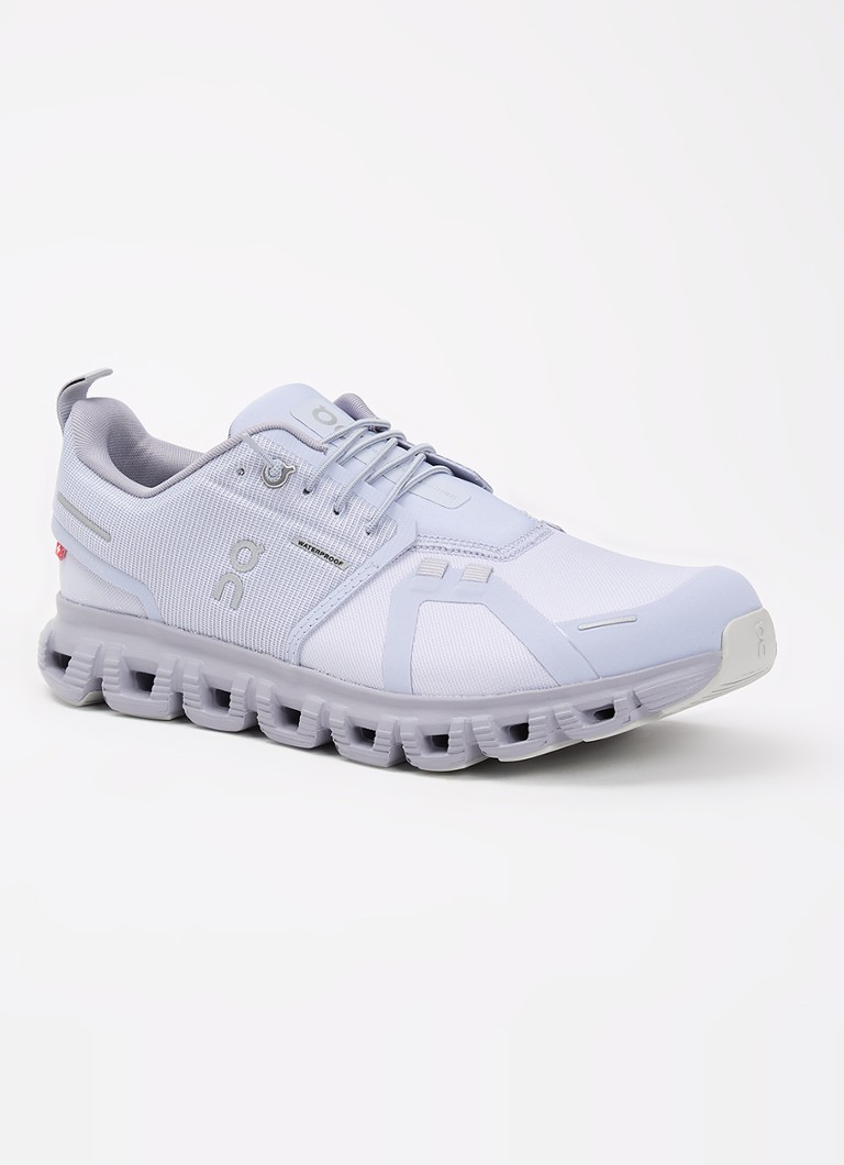 On Dames Cloud 6 sneaker met gebreid bovenwerk in de kleur Lila, maat: 41