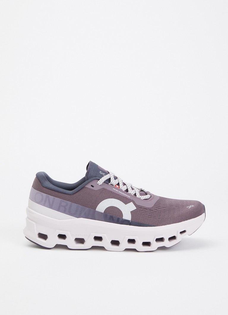 On Dames Cloudmonster sneaker met mesh details in de kleur Paars, maat: 37