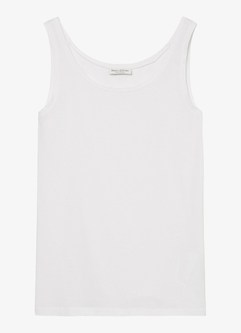 Marc O'Polo Dames Tanktop van katoen in de kleur Wit