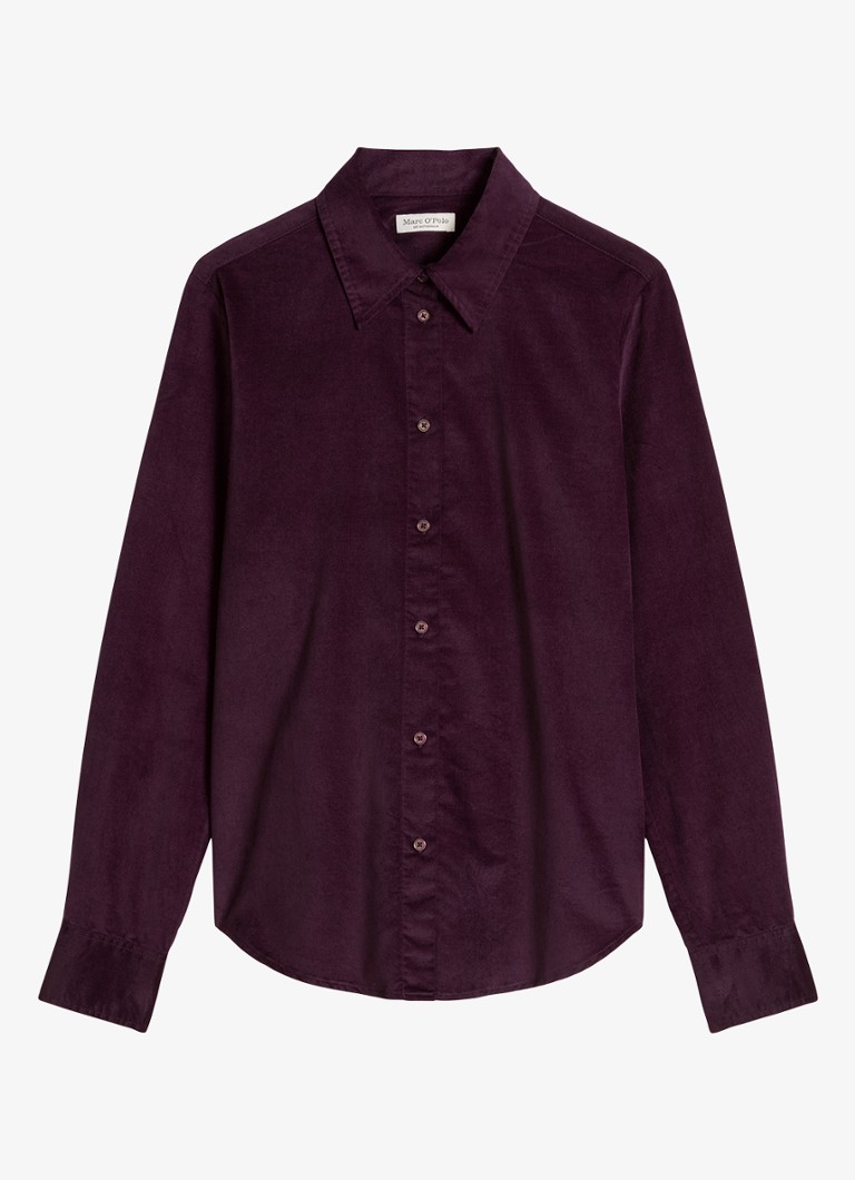 Marc O'Polo Dames Blouse in lyocellblend in de kleur Paars