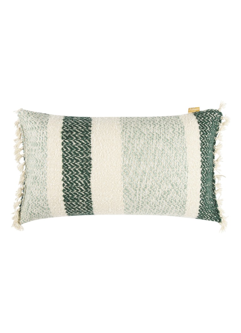 Malagoon Berber Grainy sierkussen 35 x 60 cm Groen - Deal