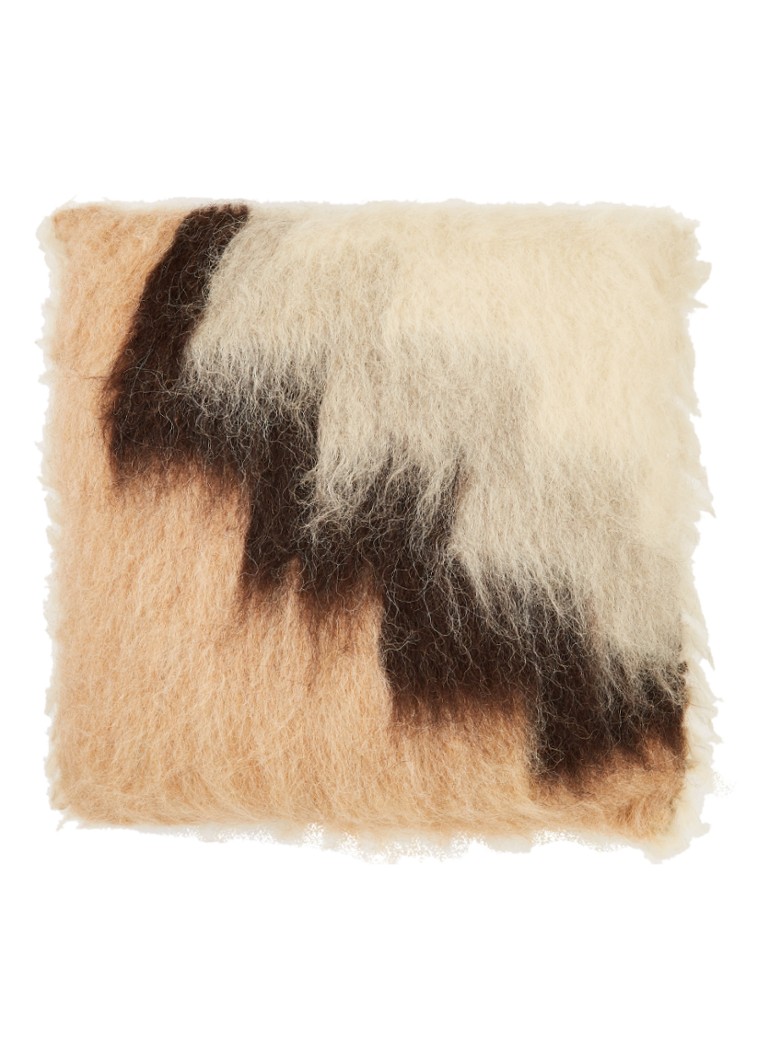 Malagoon Stairway Brush sierkussen 50 x 50 cm Creme - Deal
