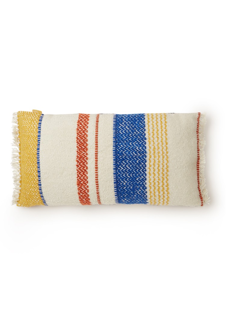 Malagoon Bouclé Miracle sierkussen 37 x 70 cm Wit - Deal
