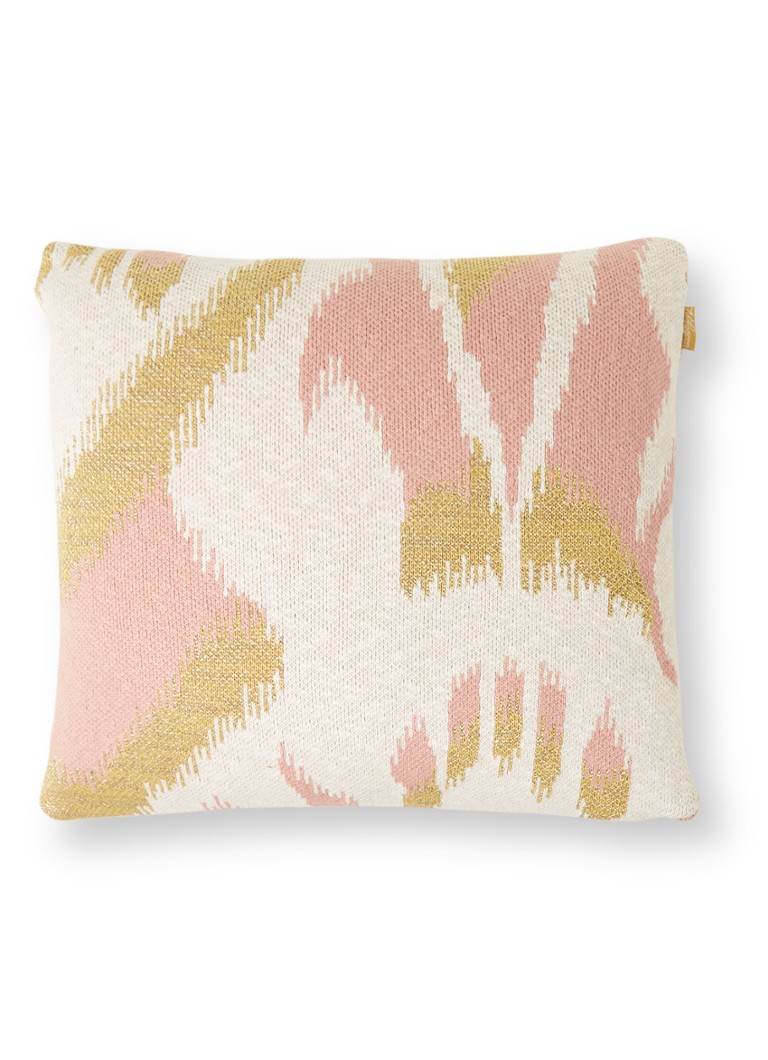 Malagoon Ikat sierkussen 50 x 50 cm Roze - Deal