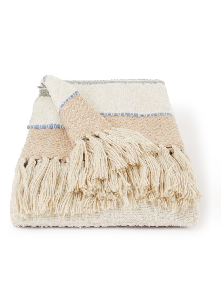Malagoon Seasight Boucle plaid 125 x 150 cm Gebroken wit - Deal