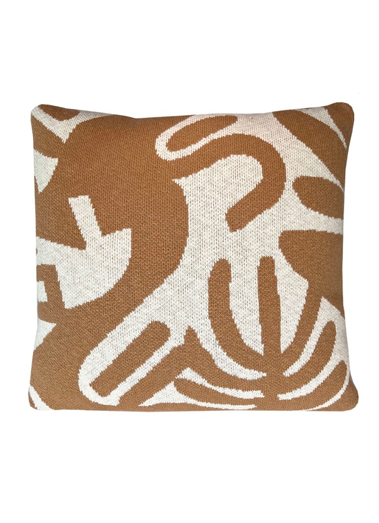 Malagoon Floral Victory sierkussen 50 x 50 cm Beige - Deal