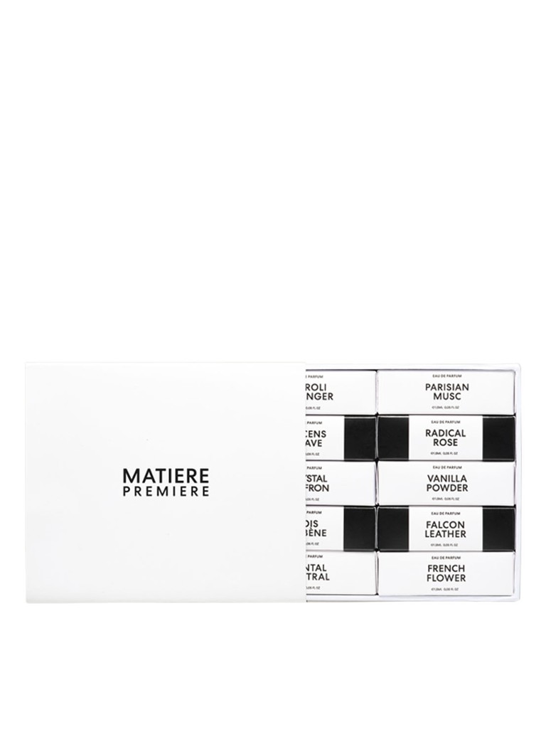 Matiere Premiere Discovery Set Eau de Parfum - travel size geurenset 10x1,5ML Cadeausets - Deal