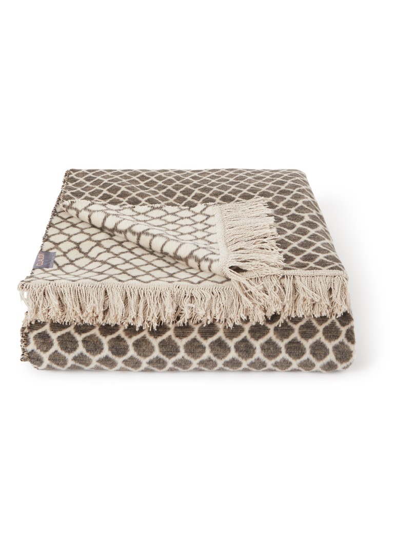 Claudi Colly plaid in katoenblend 150 x 200 cm Grijs - Deal