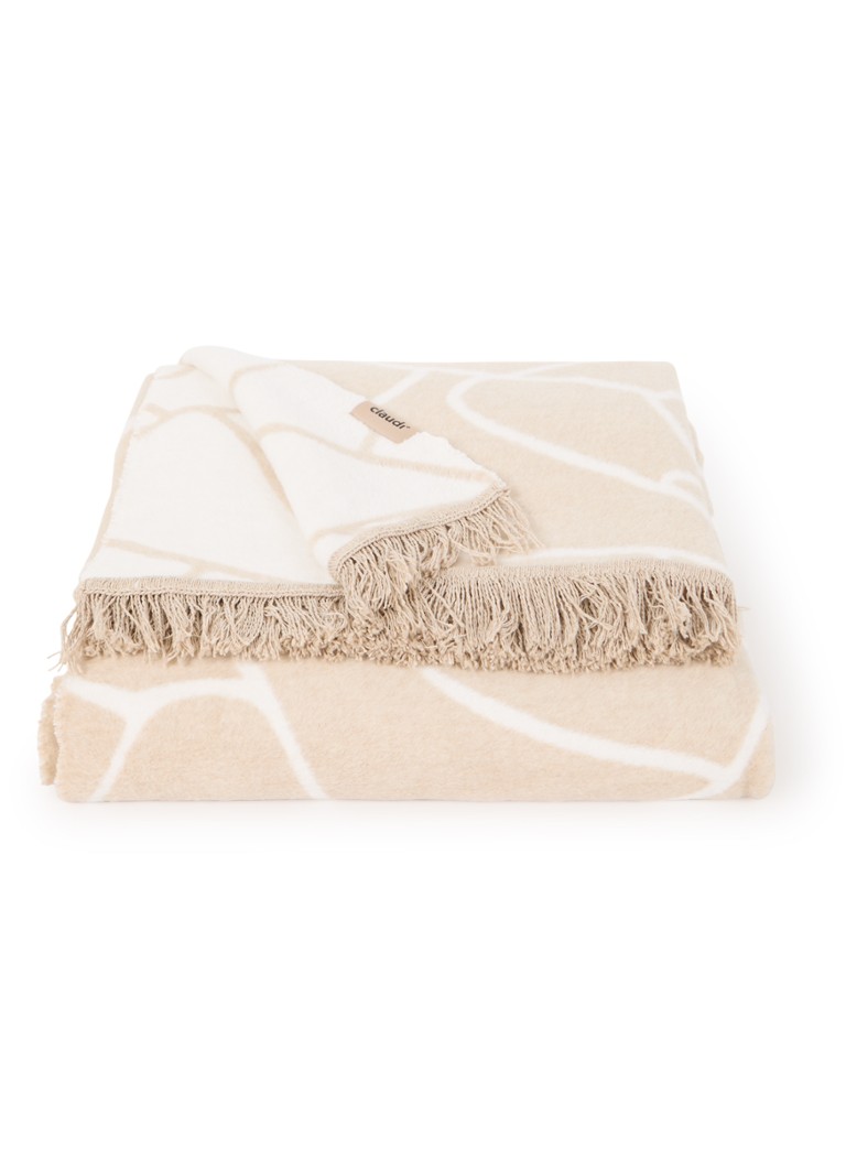 Claudi Linea plaid in katoenblend 150 x 200 cm Beige - Deal