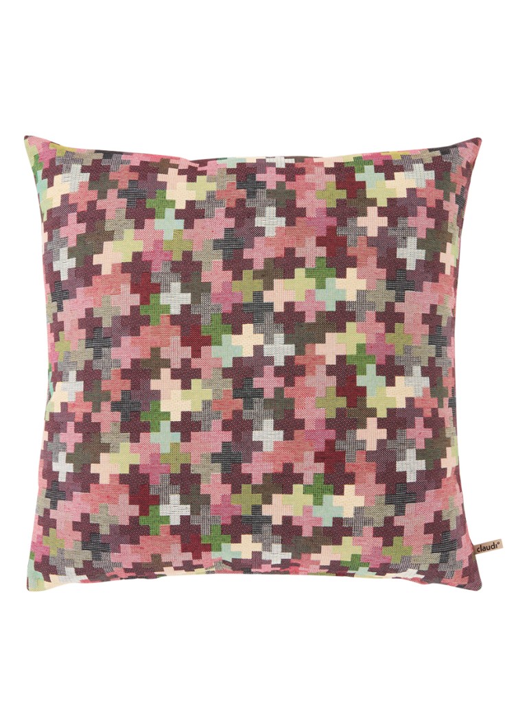 Claudi Biel sierkussen 50 x 50 cm Aubergine - Deal