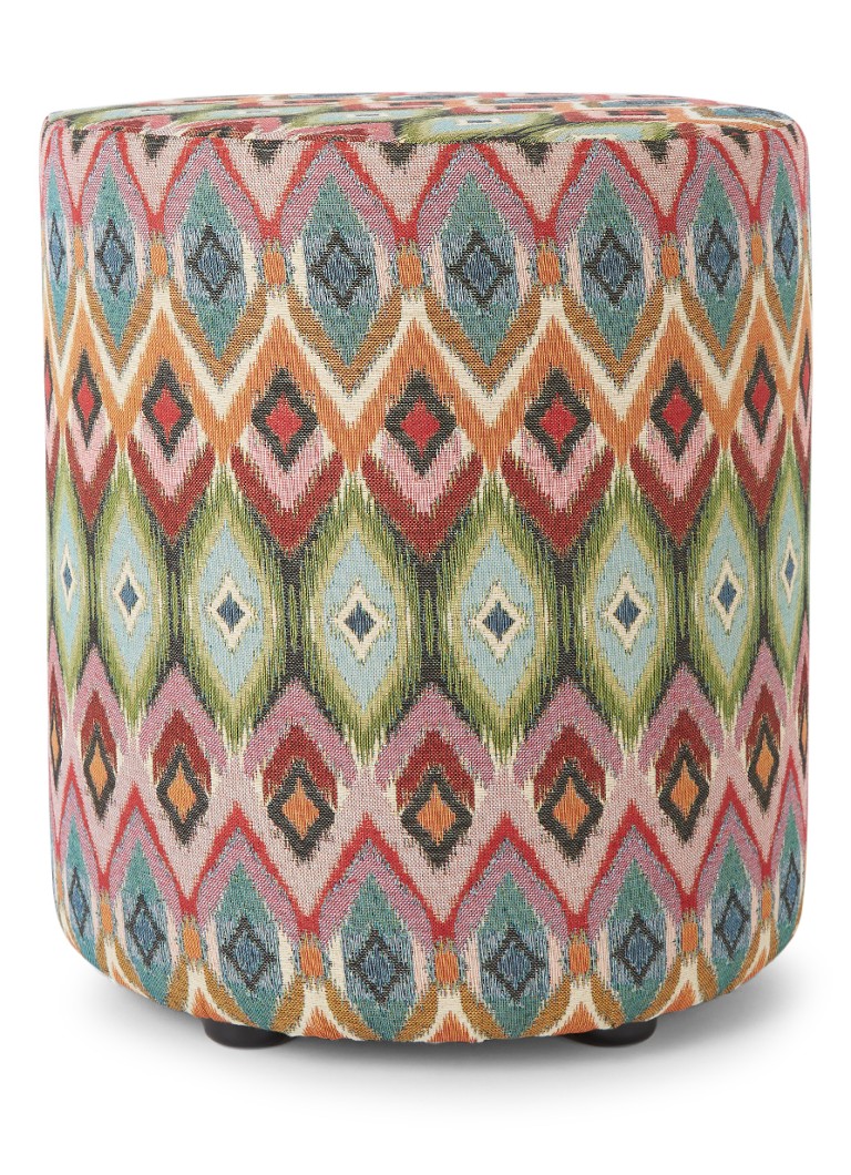 Claudi Belma poef 42 cm Steenrood - Deal