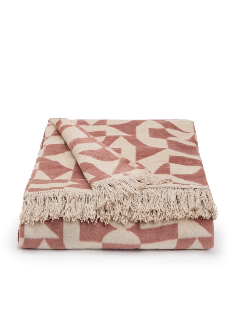 Claudi Lonata plaid 150 x 200 cm Roze - Deal