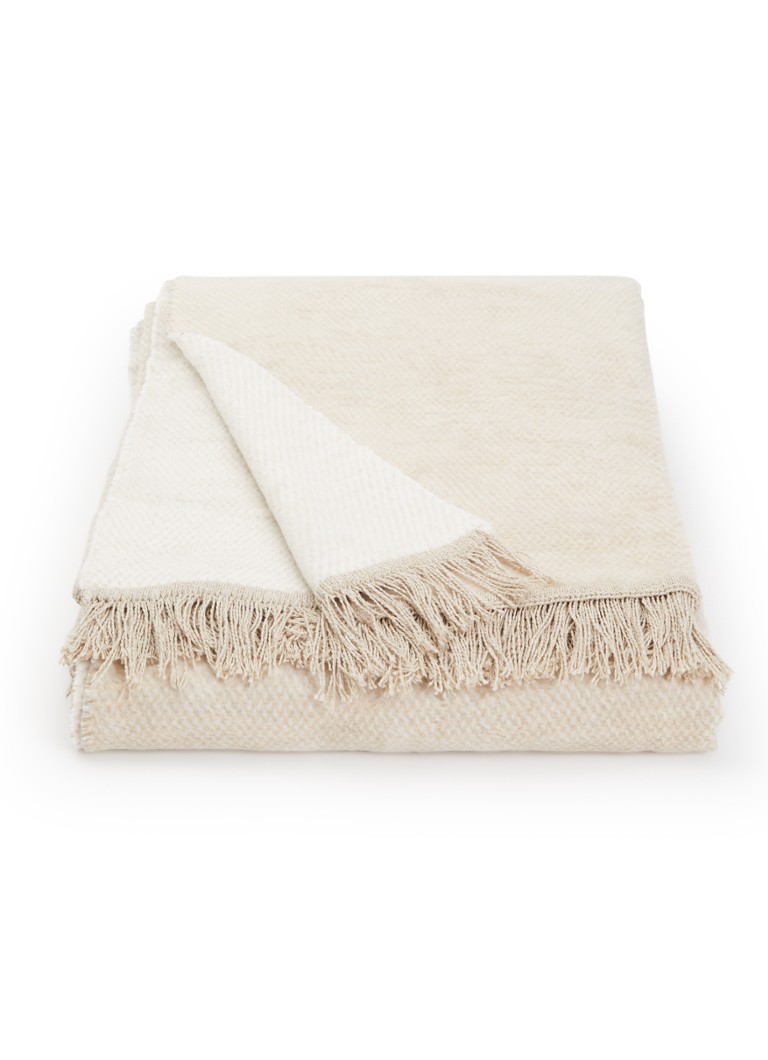 Claudi Unami Latte plaid 150 x 200 cm Beige - Deal