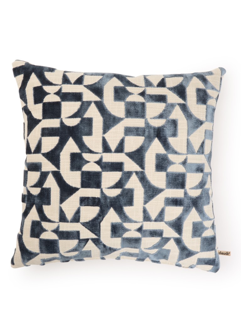 Claudi Lonata sierkussen 50 x 50 cm Blauwgrijs - Deal