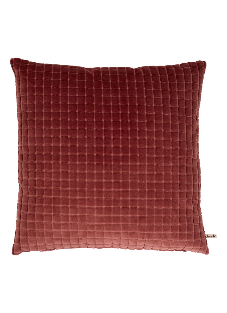 Claudi Marit sierkussen 50 x 50 cm Steenrood - Deal