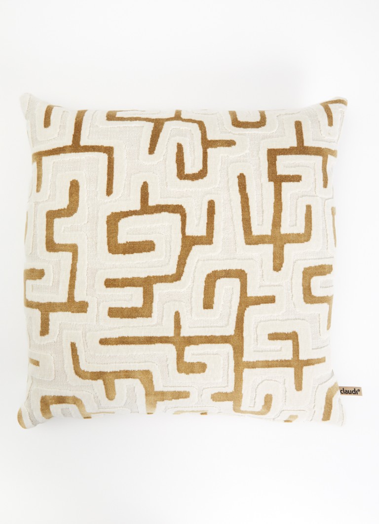Claudi Cliff sierkussen 45 x 45 cm Naturel - Deal