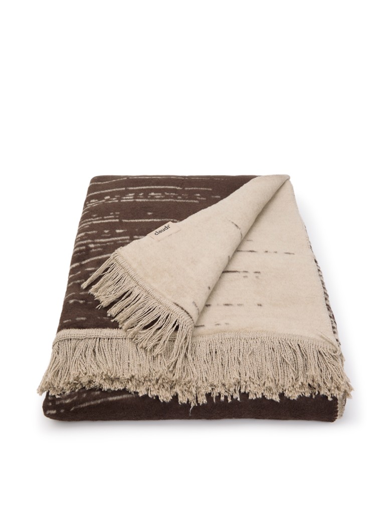 Claudi Streps plaid 150 x 200 cm Chocoladebruin - Deal