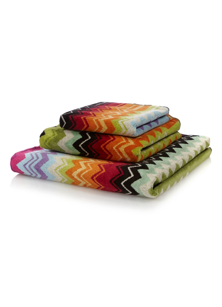 Missoni Giacomo badhanddoek - 430 gr/m2 - 70 x 115 cm Multicolor - Deal