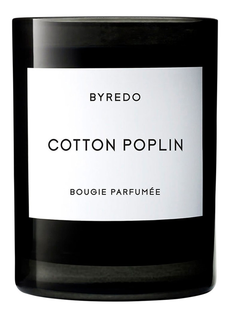 Byredo Cotton Poplin Candle - geurkaars 240 gram - Deal