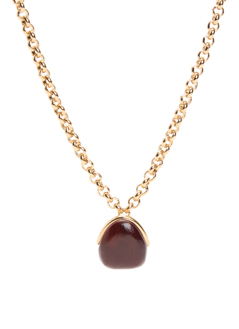 Jacquemus Dames Le Pendant ketting met hanger in de kleur Goud, maat: ONE SIZE