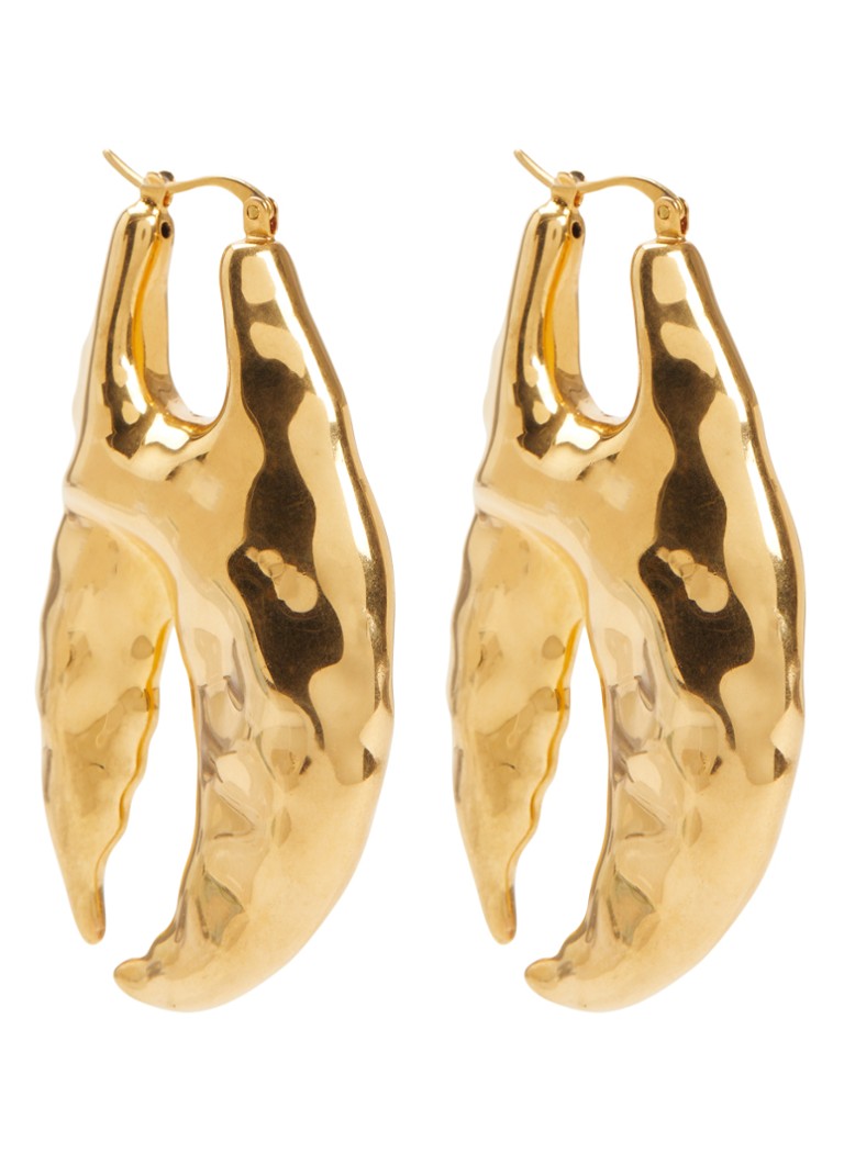 Jacquemus Dames The Homard oorringen in de kleur Goud, maat: ONE SIZE