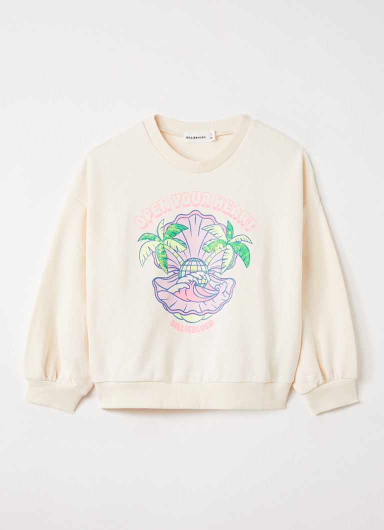 Billieblush Meisjes Sweater met glitter in de kleur Lichtroze, maat: 116