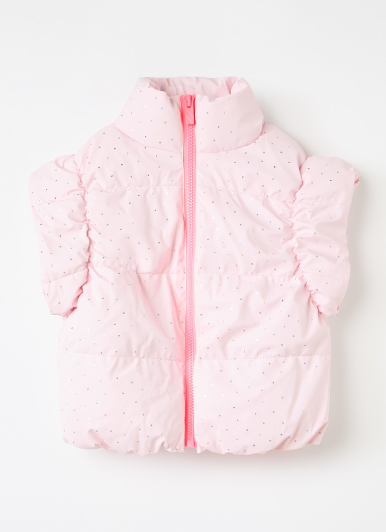Billieblush Meisjes Gewatteerde bodywarmer met lurex in de kleur Roze, maat: 140