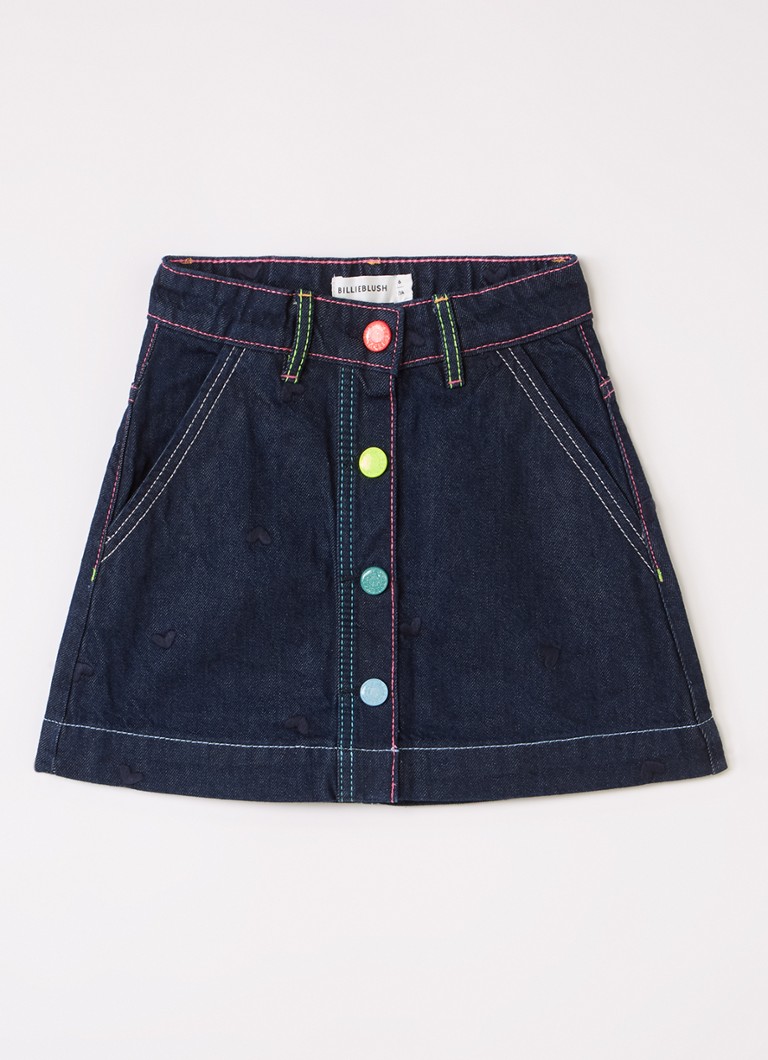 Billieblush Mini spijkerrok met steekzakken in de kleur Indigo, maat: 104