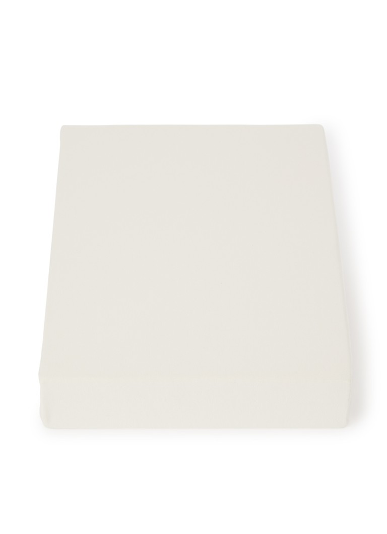 Vandyck Jersey Supreme topper hoeslaken van katoen jersey, hoekhoogte 15 cm Creme - Deal