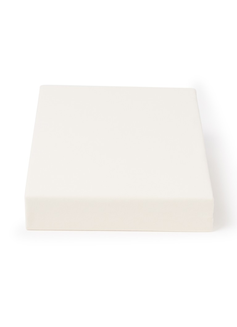 Vandyck Jersey Supreme hoeslaken van katoenjersey, hoekhoogte 30 cm Creme - Deal