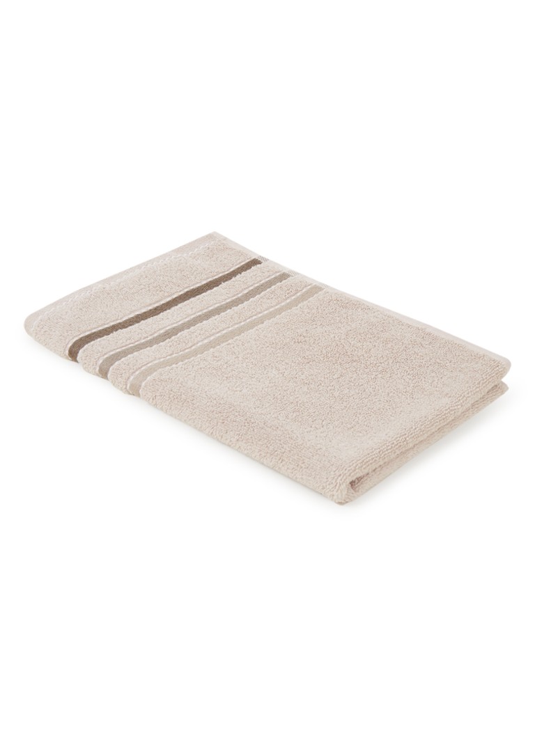 Vandyck Prestige Lines gastendoek - 500gr/m2 - 40 x 60 cm Zand - Deal