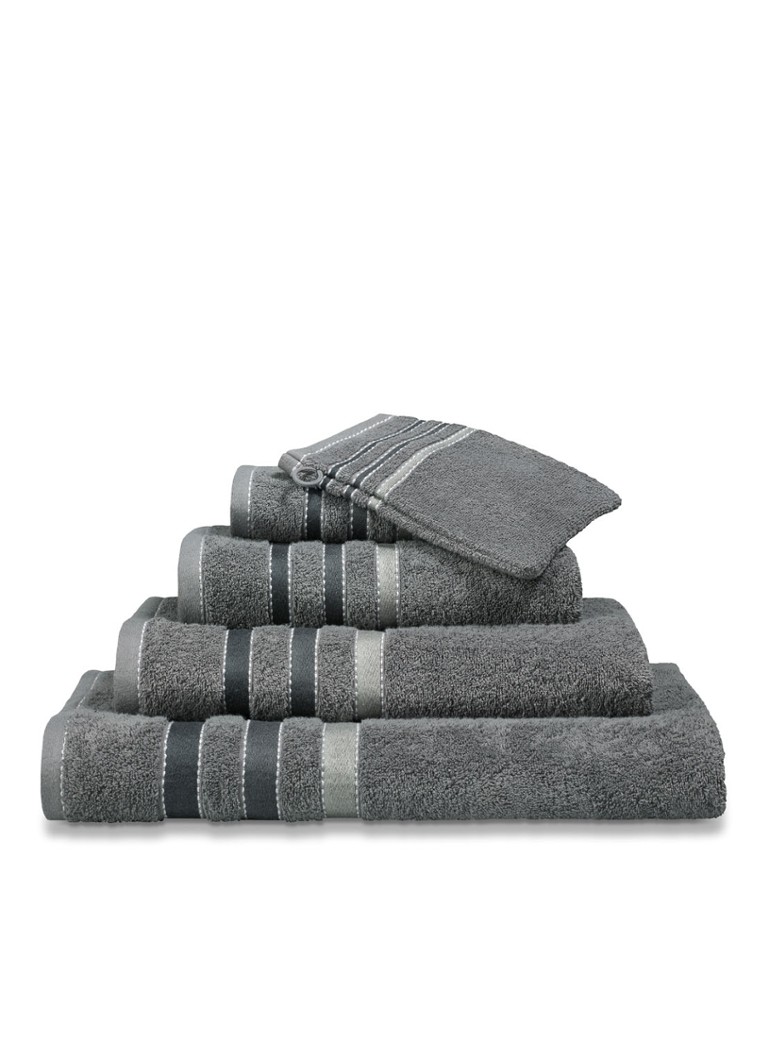 Vandyck Prestige Lines gastendoek - 500 gr/m2 - 40 x 60 cm Grijs - Deal