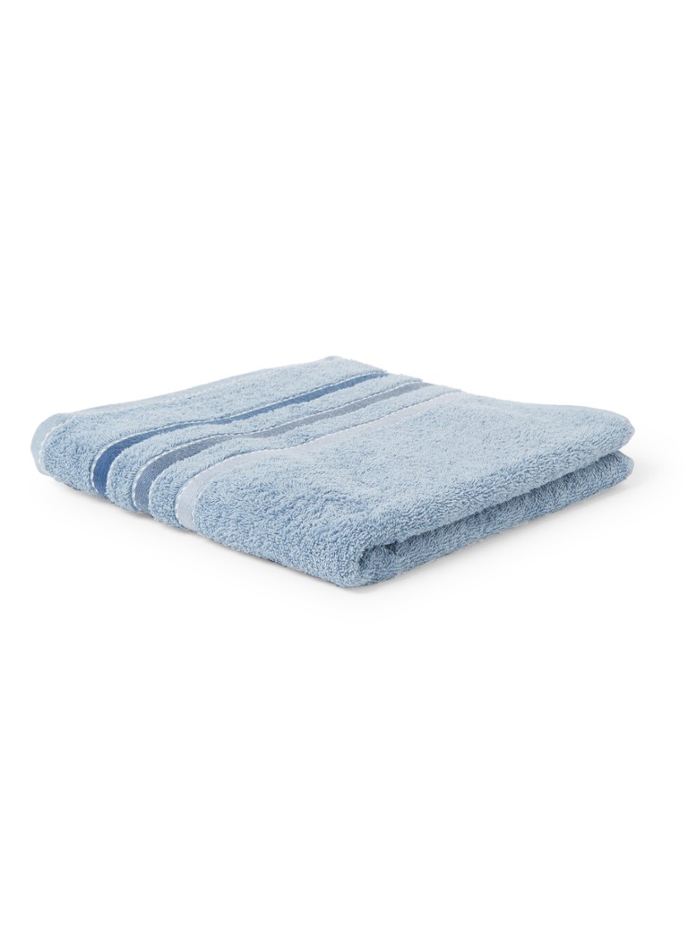 Vandyck Prestige Lines badhanddoek - 500 gr/m2 - 60 x 110 cm Blauw - Deal