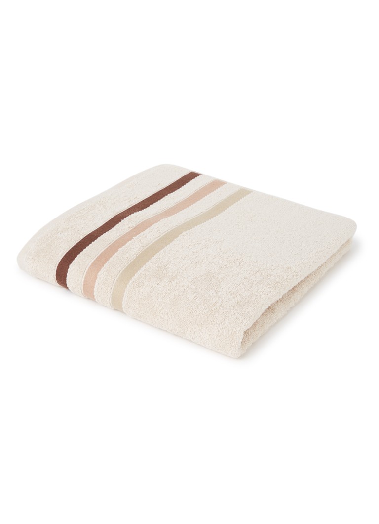 Vandyck Prestige Lines badlaken - 500 gr/m2 - 70 x 140 cm Creme - Deal