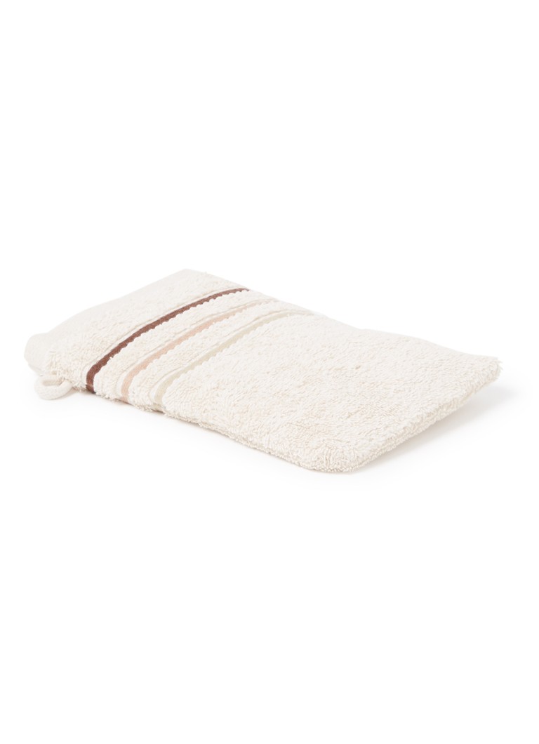 Vandyck Prestige Lines washand - 500 gr/m2 - 16 x 21 cm Creme