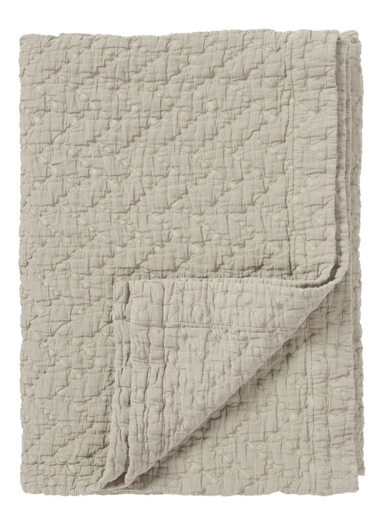Vandyck Pure 10 bedsprei van katoen Grijs