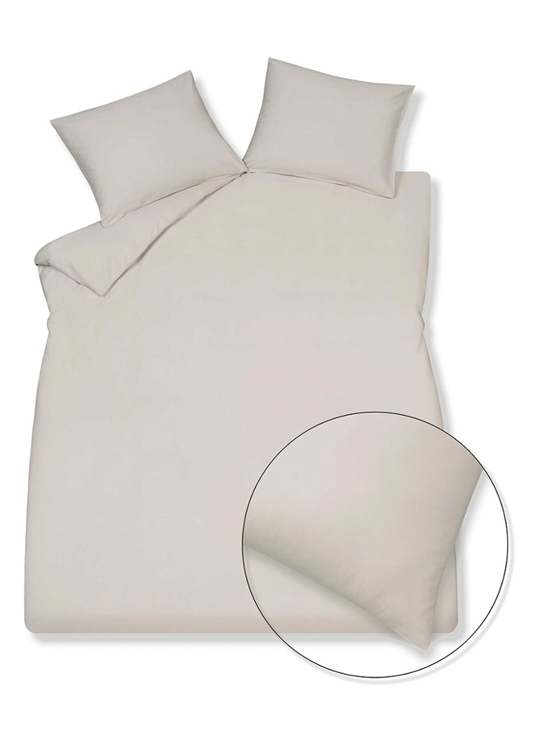 Vandyck Satin Luxe dekbedovertrekset van katoensatijn 300TC - inclusief kussenslopen Creme