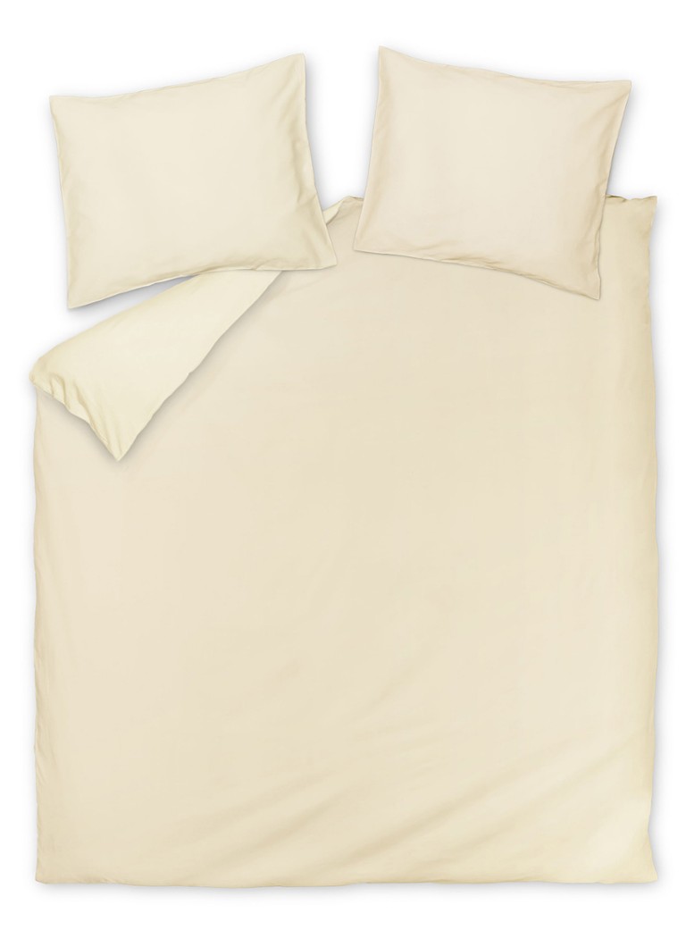 Vandyck Satin Luxe dekbedovertrekset van katoensatijn 300TC - inclusief kussenslopen Zand