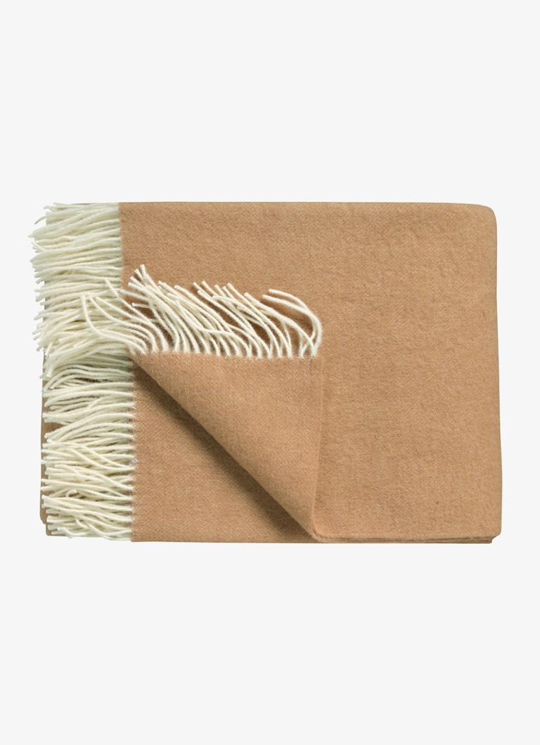 Vandyck Home Bellavita plaid van lamswol Beige - Deal