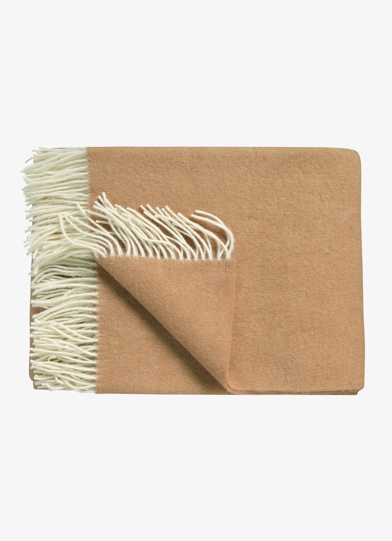 Vandyck Home Bellavita plaid van lamswol Beige - Deal