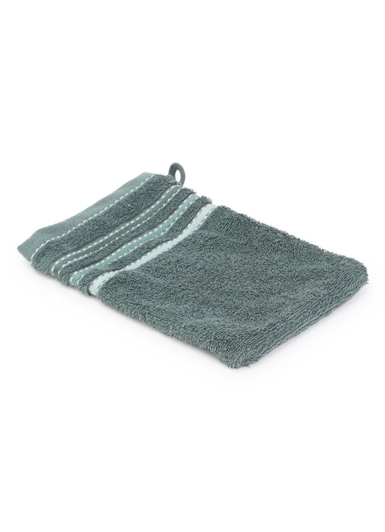 Vandyck Prestige washand - 500 gr/m2 - 16 x 22 cm Petrolgroen