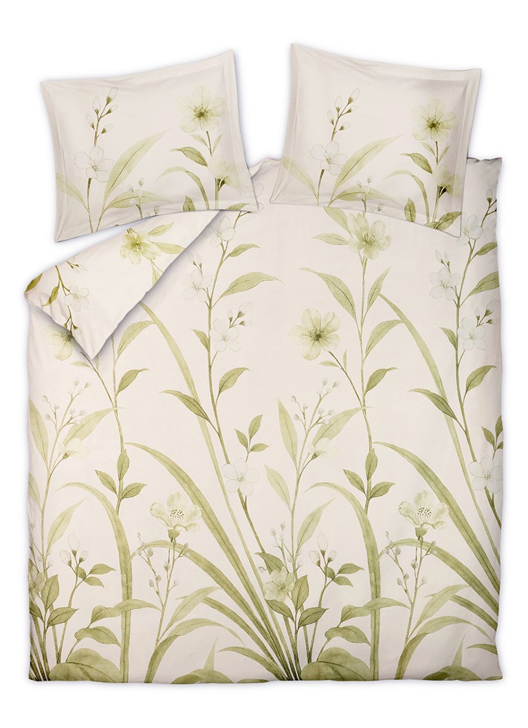 Vandyck Greenmark dekbedovertrekset van katoensatijn 200TC - inclusief kussenslopen Beige - Deal