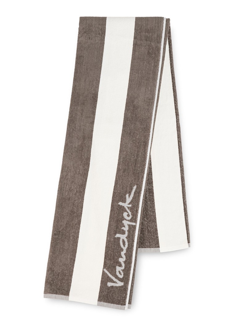 Vandyck Palma strandlaken 100 x 200 cm Taupe - Deal