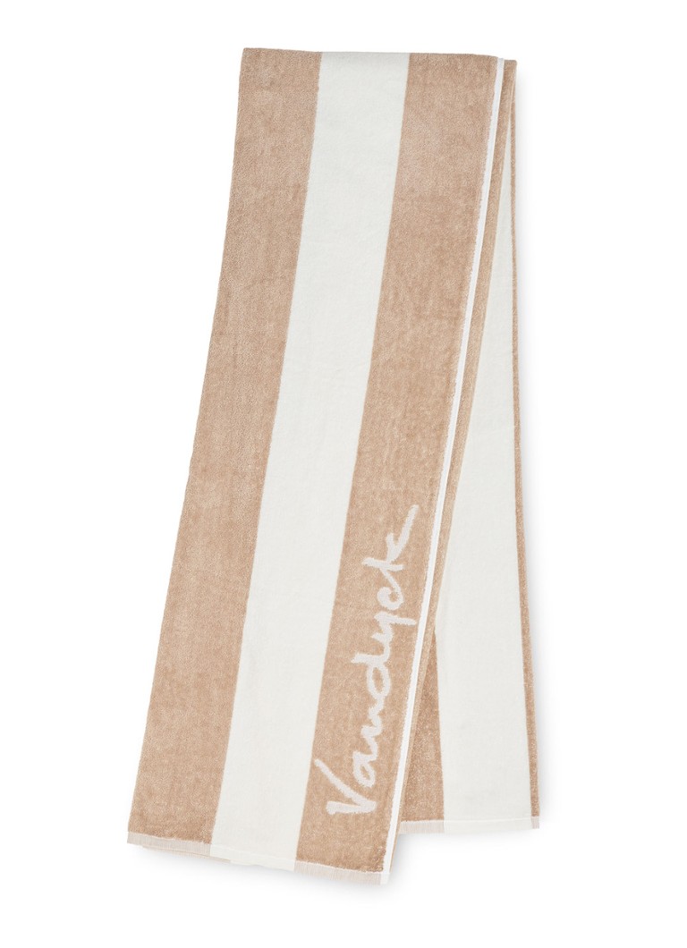 Vandyck Palma strandlaken 100 x 200 cm Beige - Deal