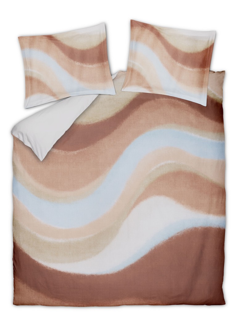 Vandyck Zen Flow dekbedovertrekset van katoensatijn - inclusief kussenslopen Multicolor - Deal