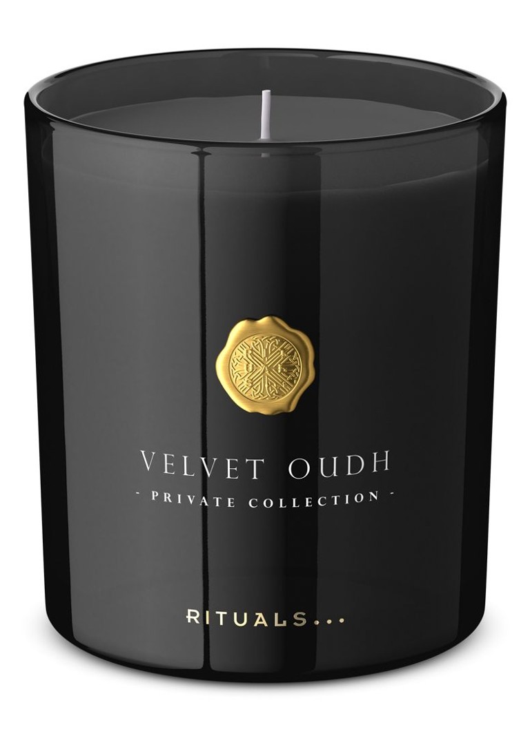 Rituals Velvet Oudh Scented Candle - geurkaars 360 gram Beige - Deal